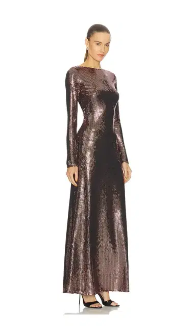 LaPointe x REVOLVE Mirror Jersey Boatneck Gown | Thumbnail 2