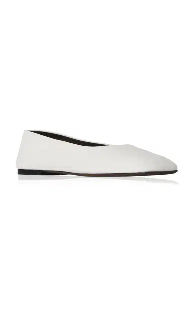 The Row Leather Square Ballet Flats | Thumbnail 3