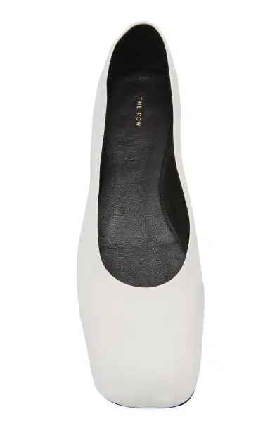 The Row Leather Square Ballet Flats | Thumbnail 4
