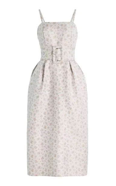 Rosie Assoulin Artichoke Belted Jacquard Dress | Thumbnail 6 Rosie Assoulin Artichoke Belted Jacquard Dress | Thumbnail 6