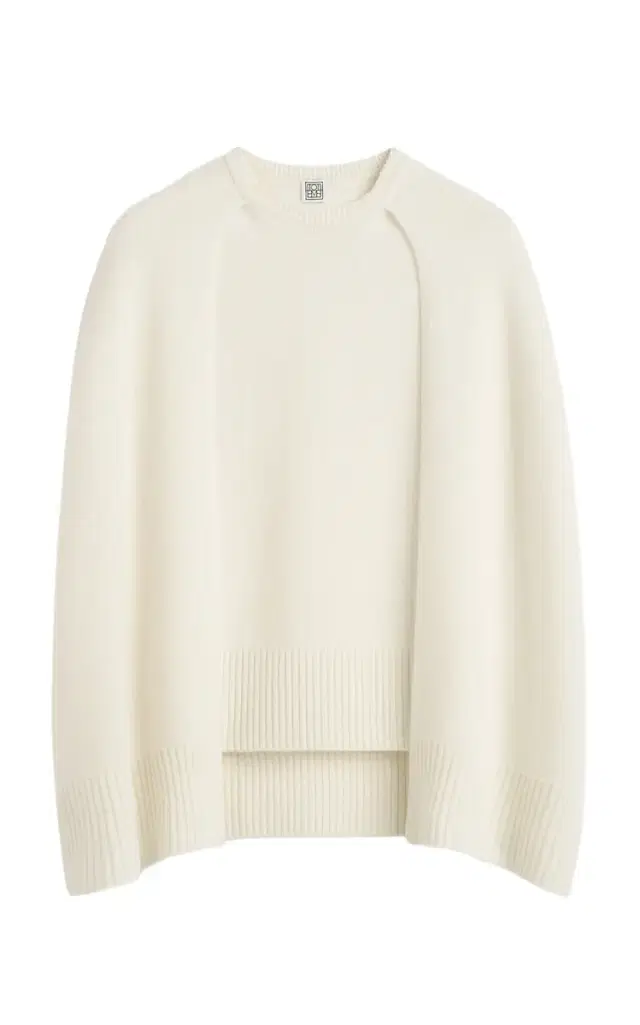 Knit Cashmere Cape Top