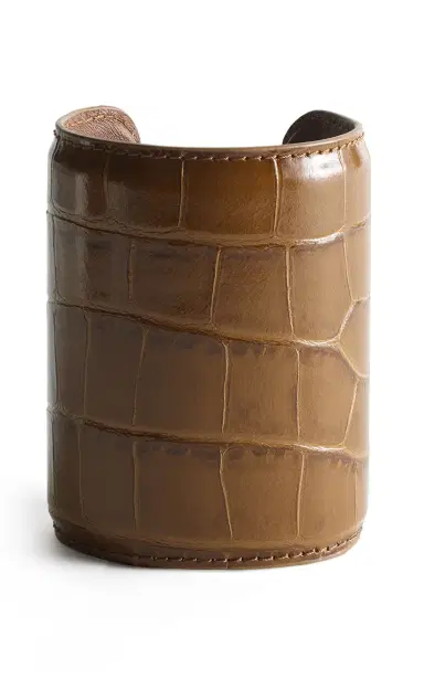 Toteme Long Croco Embossed Cuff | Thumbnail 6 Toteme Long Croco Embossed Cuff | Thumbnail 6