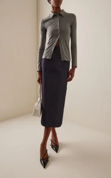 ALFIE Exclusive Valletta Denim Maxi Skirt | Thumbnail 2 ALFIE Exclusive Valletta Denim Maxi Skirt | Thumbnail 2