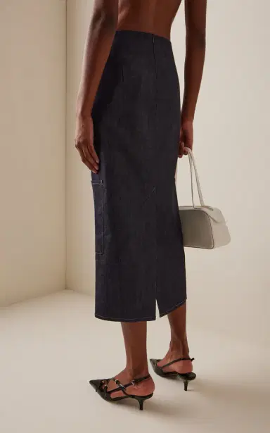 ALFIE Exclusive Valletta Denim Maxi Skirt | Thumbnail 4 ALFIE Exclusive Valletta Denim Maxi Skirt | Thumbnail 4