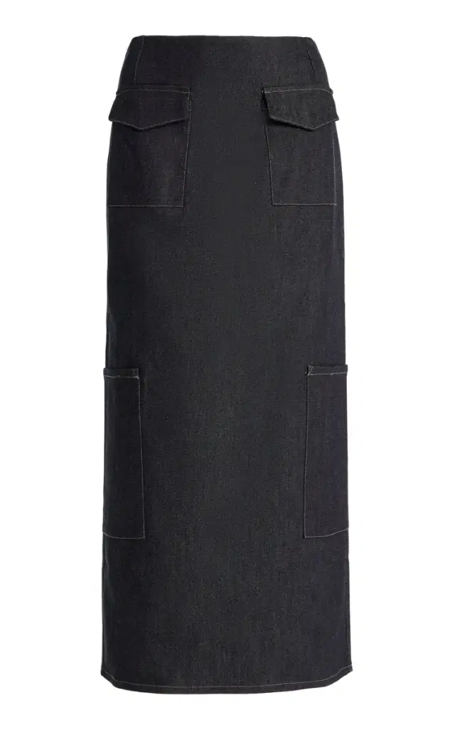 Alfie Exclusive Valletta Denim Maxi Skirt