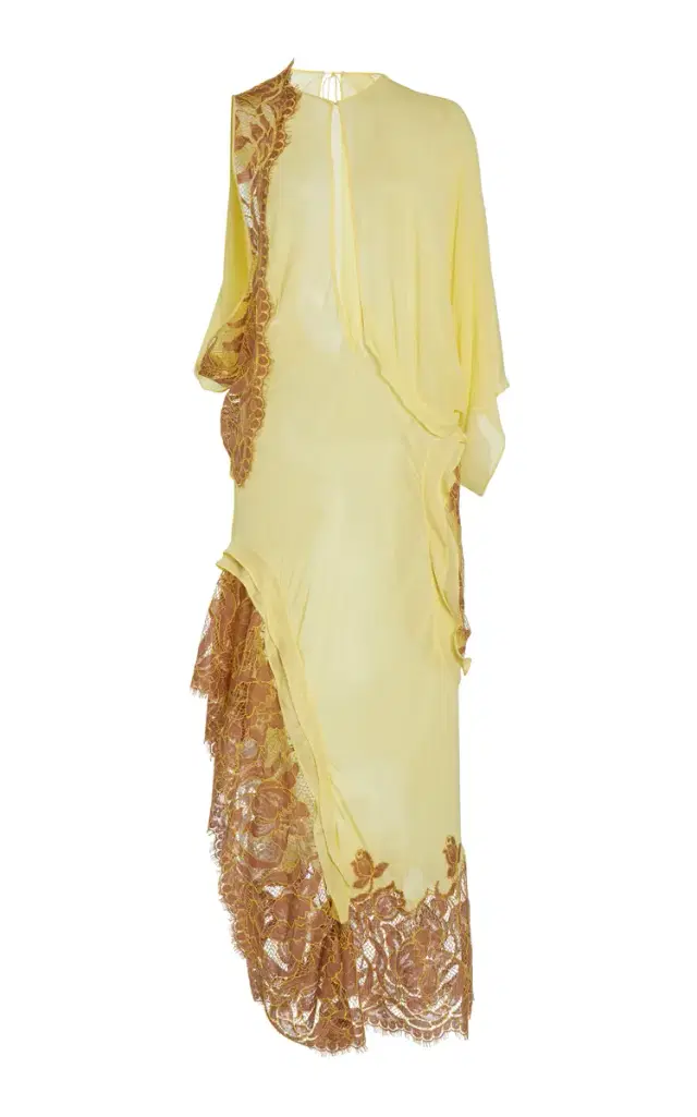 Aluna Concave Silk Maxi Dress