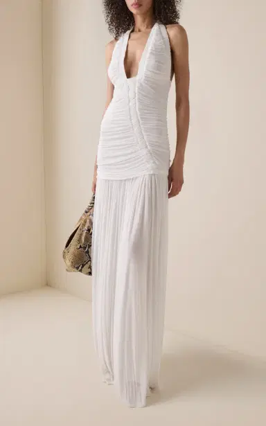 Christopher Esber Orion Ruched Gown | Thumbnail 3