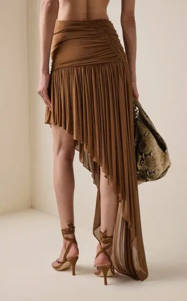 Christopher Esber Orion Swept Ruched Mini Skirt | Thumbnail 5 Christopher Esber Orion Swept Ruched Mini Skirt | Thumbnail 5