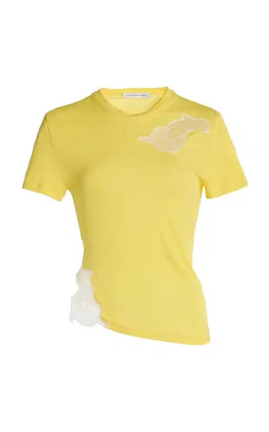 Christopher Esber Delphin Lace-Trimmed Jersey T-shirt | Thumbnail 7 Christopher Esber Delphin Lace-Trimmed Jersey T-shirt | Thumbnail 7