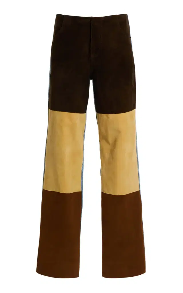 Christopher Esber Spliced Low-Rise Straight-Leg Jeans