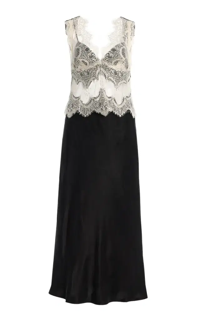Exclusive Visions Lace Midi Dress