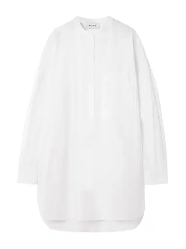 Matteau Oversized Organic Cotton-poplin Mini Shirt Dress | Thumbnail 1 Matteau Oversized Organic Cotton-poplin Mini Shirt Dress | Thumbnail 1