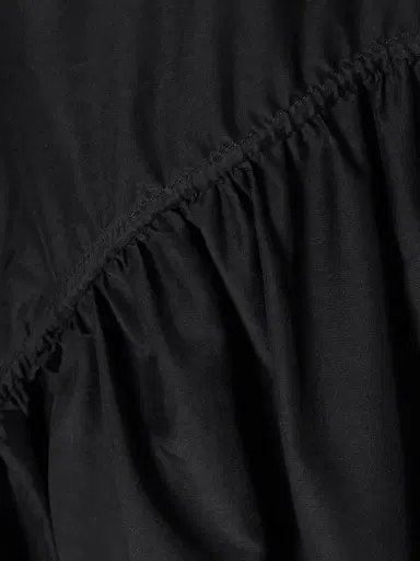 Matteau Gathered Organic Cotton And Silk-blend Blouse | Thumbnail 4