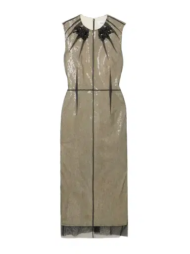 Erdem Layered Embellished Sequined Tulle Midi Dress | Thumbnail 1 Erdem Layered Embellished Sequined Tulle Midi Dress | Thumbnail 1