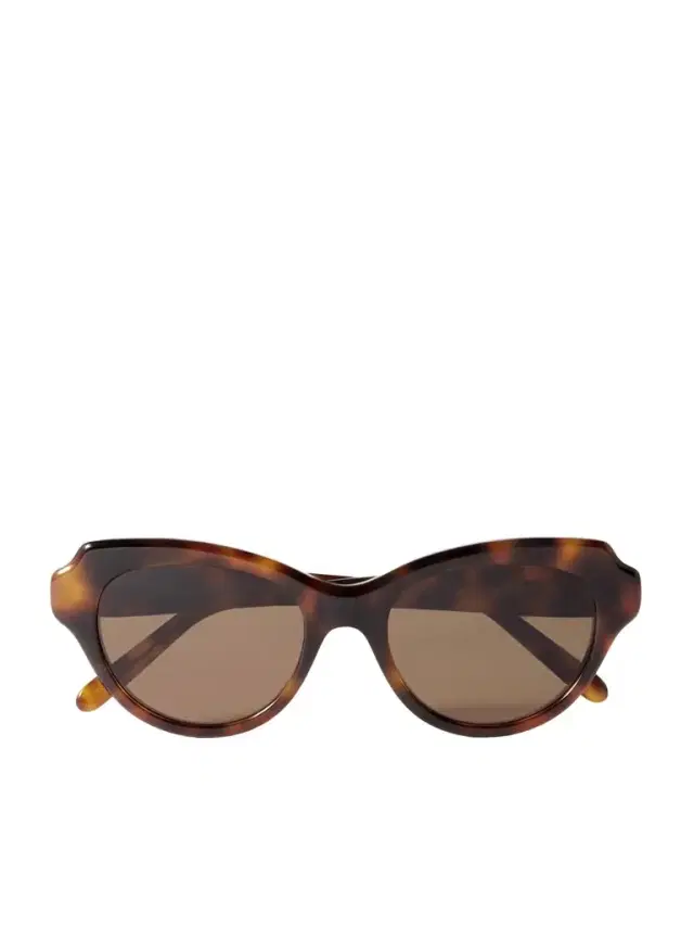 Cat-eye Tortoiseshell Acetate Sunglasses