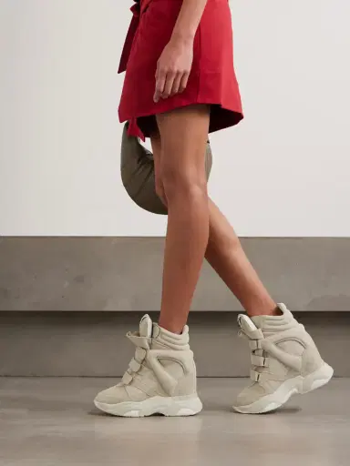 Isabel Marant Balskee Suede High-top Wedge Sneakers | Thumbnail 2 Isabel Marant Balskee Suede High-top Wedge Sneakers | Thumbnail 2