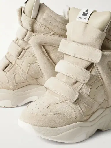 Isabel Marant Balskee Suede High-top Wedge Sneakers | Thumbnail 4 Isabel Marant Balskee Suede High-top Wedge Sneakers | Thumbnail 4