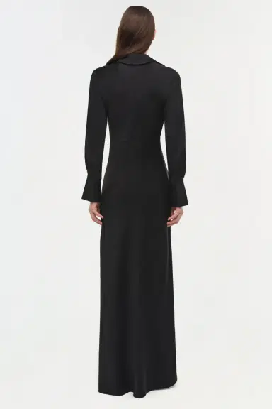 Simkhai Adelle Draped Satin Gown | Thumbnail 5