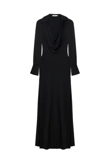 Simkhai Adelle Draped Satin Gown | Thumbnail 1