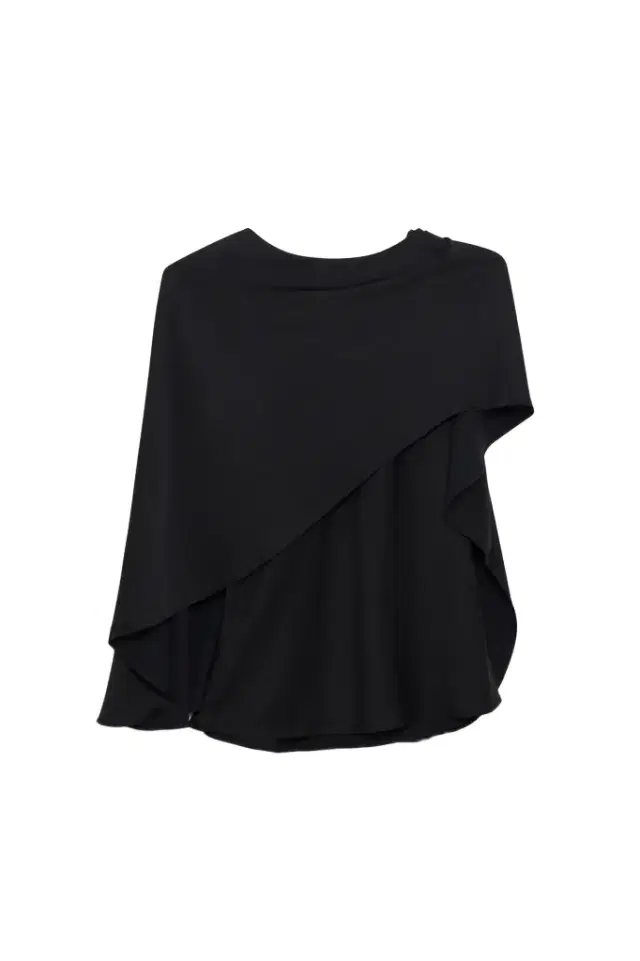 Simkhai Eliora Draped Satin Cape Top