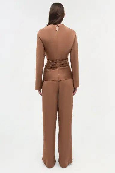 Simkhai Victoria Draped Satin Top | Thumbnail 7 Simkhai Victoria Draped Satin Top | Thumbnail 7