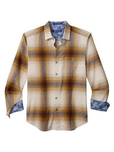 Tommy Bahama Men's Canyon Beach Orcas Ombré Shirt - Tandoori - Size XL | Thumbnail 1 Tommy Bahama Men's Canyon Beach Orcas Ombré Shirt - Tandoori - Size XL | Thumbnail 1