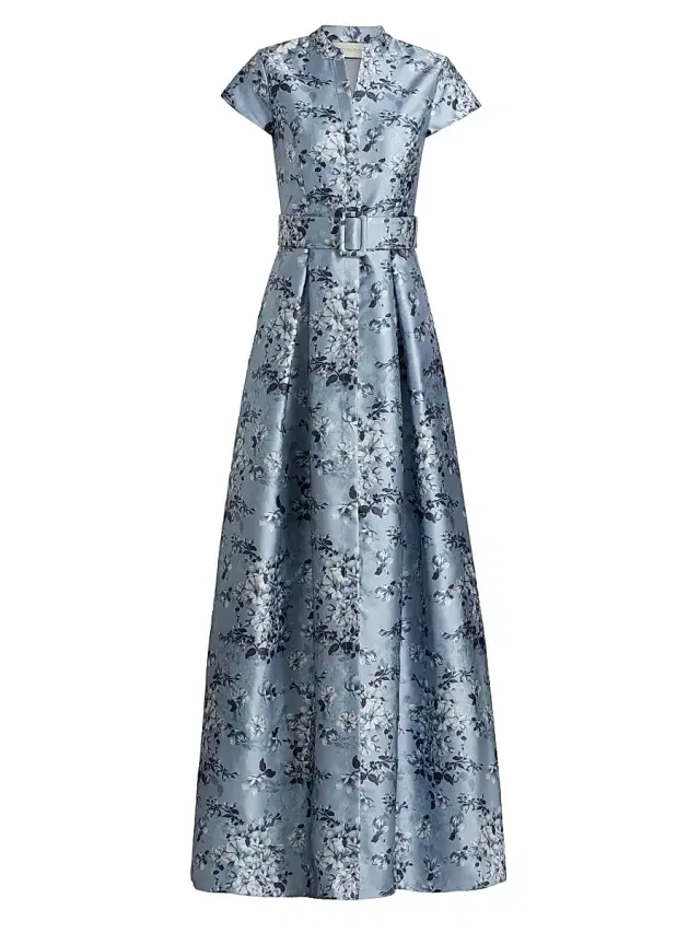 SACHIN BABI Women's Marta Floral Mikdao Gown - Iced Cherry Blossom
