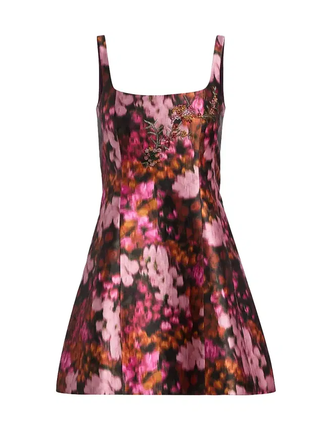SACHIN BABI Women's Caroline Embellished Floral Minidress - Kaleidoscope