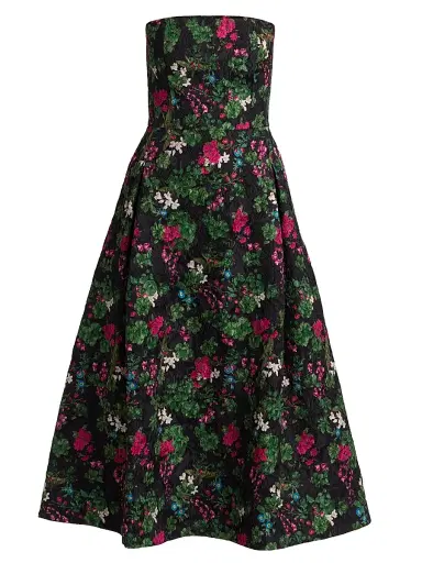 SACHIN & BABI Women's Shay Floral Cloqure Midi-Dress - Royal Gardens - Size 2 | Thumbnail 1 SACHIN & BABI Women's Shay Floral Cloqure Midi-Dress - Royal Gardens - Size 2 | Thumbnail 1