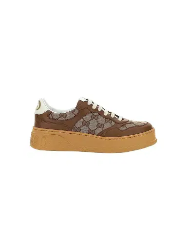 Gucci Women's GG Canvas & Leather Low-Top Sneakers - Beige - Size 7.5 | Thumbnail 1 Gucci Women's GG Canvas & Leather Low-Top Sneakers - Beige - Size 7.5 | Thumbnail 1