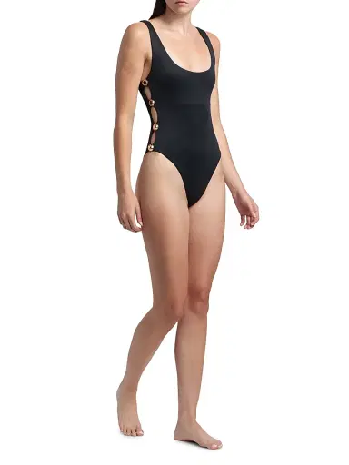 Simkhai Women's Mona Studded One-Piece Swimsuit | Thumbnail 2 Simkhai Women's Mona Studded One-Piece Swimsuit | Thumbnail 2