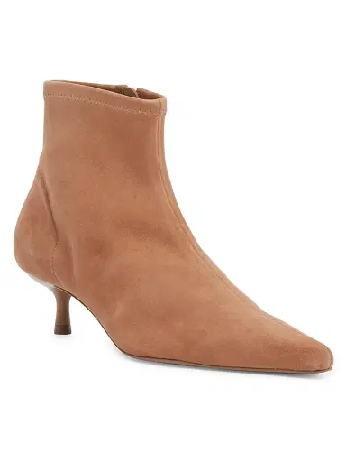 Simkhai Women's Joni 45MM Suede Ankle Booties - Camel - Size 9 | Thumbnail 2 Simkhai Women's Joni 45MM Suede Ankle Booties - Camel - Size 9 | Thumbnail 2