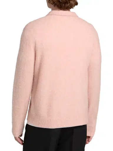 Simkhai Men's Davis Stretch Cashmere-Blend Polo Sweater | Thumbnail 5 Simkhai Men's Davis Stretch Cashmere-Blend Polo Sweater | Thumbnail 5