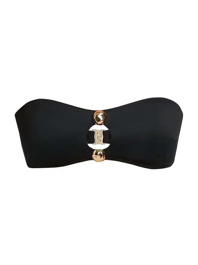 Women's Nicola Bandeau Bikini Top - Black