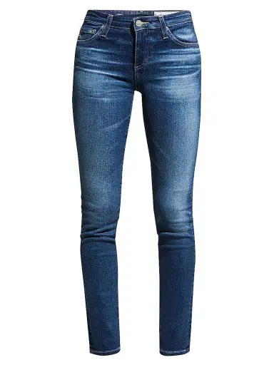 AG Jeans Women's Prima Mid-Rise Cigarette Jeans - Blue - Size 25 | Thumbnail 1