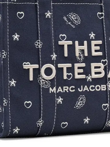 Marc Jacobs Women's The Medium Bandana Canvas Tote Bag - Navy Multi | Thumbnail 7 Marc Jacobs Women's The Medium Bandana Canvas Tote Bag - Navy Multi | Thumbnail 7