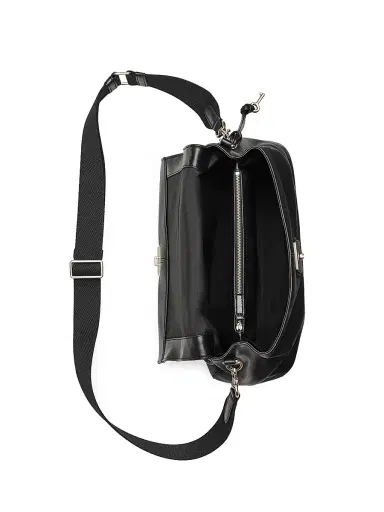 Marc Jacobs Women's The Cristina Messenger Leather Shoulder Bag - Black | Thumbnail 7