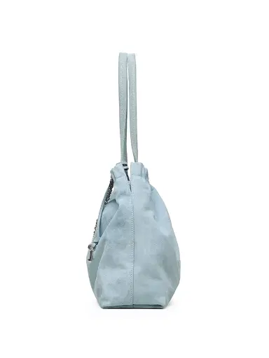 Marc Jacobs Women's The Cristina Suede Tote Bag - Blue Mist | Thumbnail 4