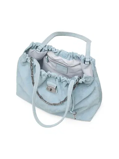Marc Jacobs Women's The Cristina Suede Tote Bag - Blue Mist | Thumbnail 5