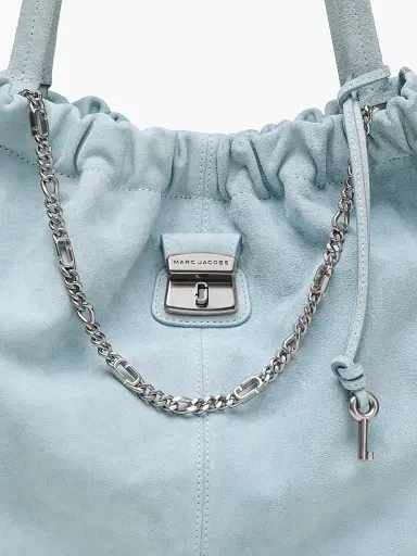 Marc Jacobs Women's The Cristina Suede Tote Bag - Blue Mist | Thumbnail 6