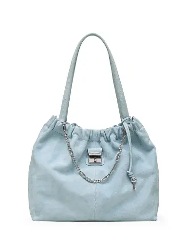 Marc Jacobs Women's The Cristina Suede Tote Bag - Blue Mist | Thumbnail 1