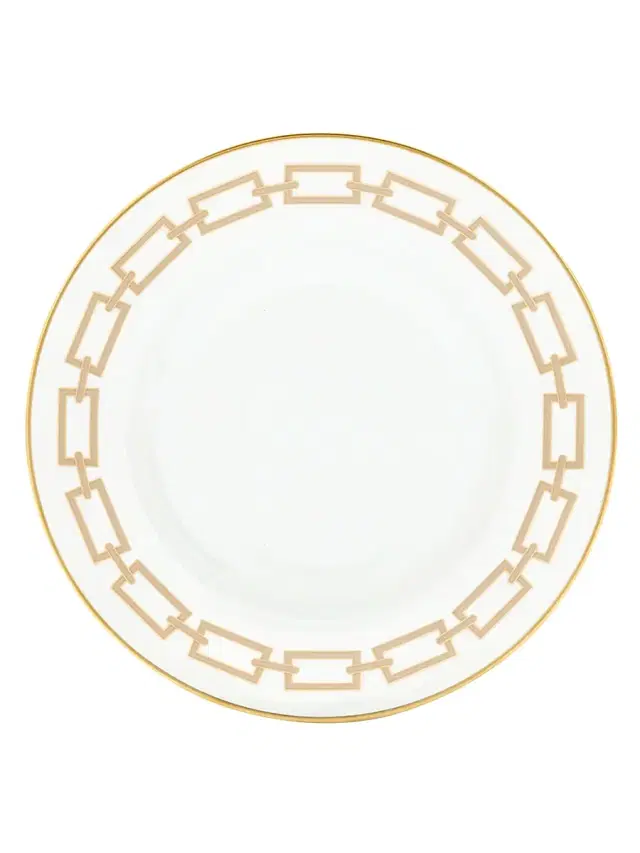 Ginori 1735 Catenedi Catene Cachemire Soup Plate - Beige
