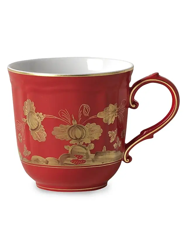 Oriente Italiano Rubrum Mug - Red Gold