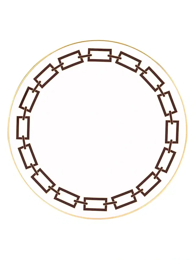 Ginori 1735 Catenedi Catene Ebano Charger Plate - Brown