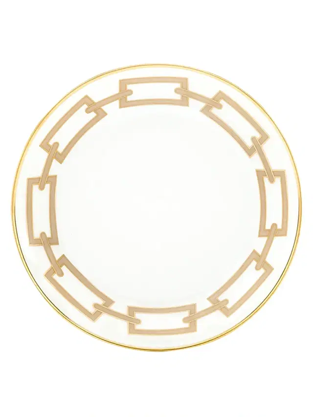 Ginori 1735 Catene Cachemire Tea Saucer - Beige