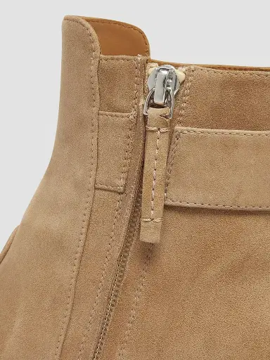 Roger Vivier Women's Tres Vivier 45MM Buckle Suede Boots - Brown - Size 10 | Thumbnail 4 Roger Vivier Women's Tres Vivier 45MM Buckle Suede Boots - Brown - Size 10 | Thumbnail 4