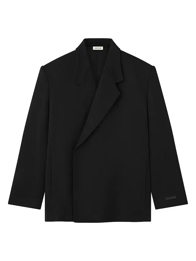 Fear of God Men's Wool Double-Breasted Blazer - Black