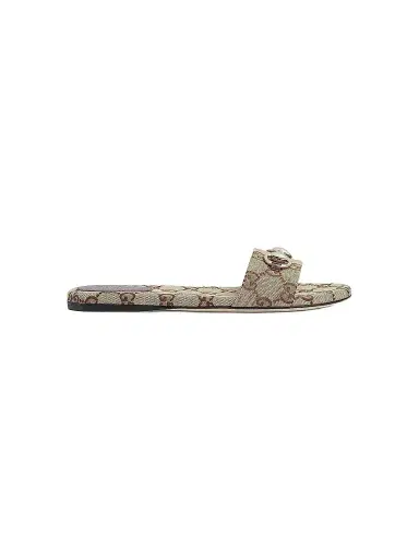 Gucci Women's GG Canvas Siaga Slide Sandals | Thumbnail 1 Gucci Women's GG Canvas Siaga Slide Sandals | Thumbnail 1