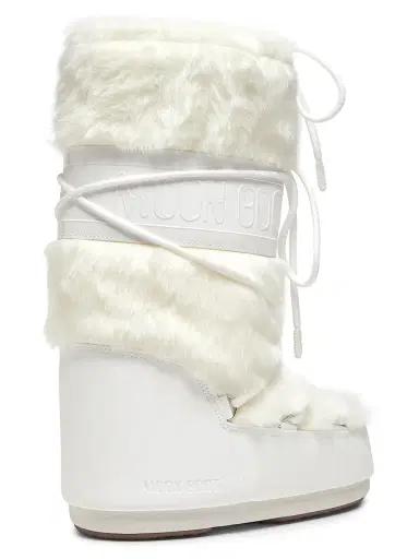 Moon Boot Women's Icon Faux-Fur Boots - Optical White | Thumbnail 3 Moon Boot Women's Icon Faux-Fur Boots - Optical White | Thumbnail 3