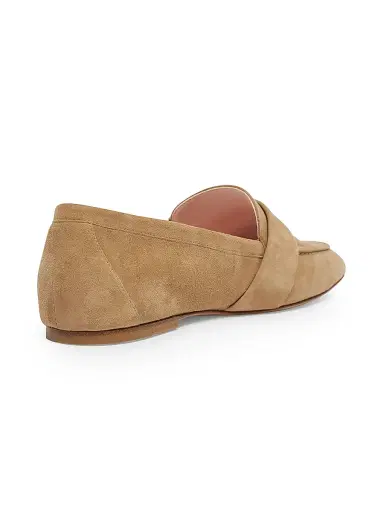 Roger Vivier Women's Metal-Buckle Suede Loafers - Brown | Thumbnail 2 Roger Vivier Women's Metal-Buckle Suede Loafers - Brown | Thumbnail 2